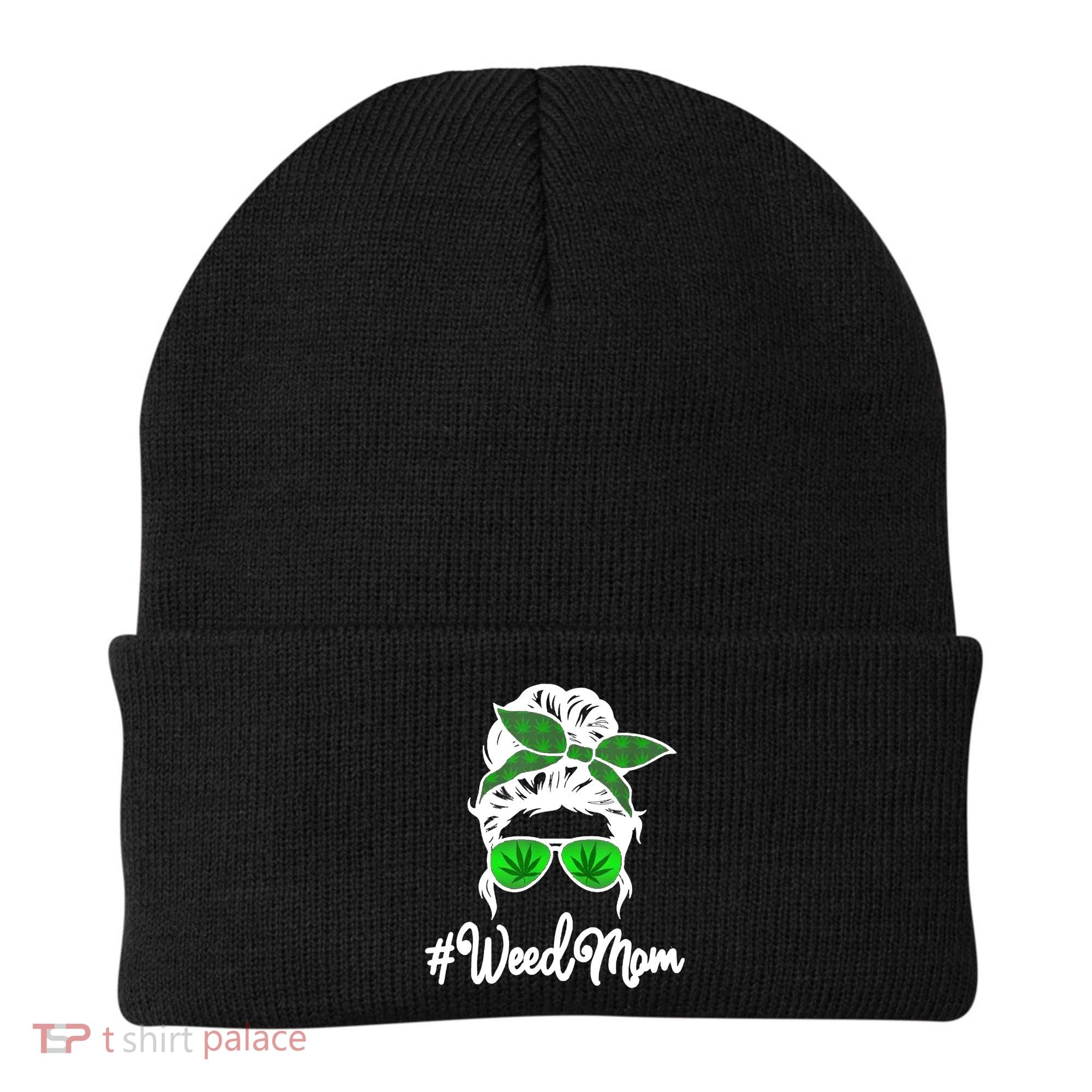 Weed Mom Medical Marijuana Funny Beanie