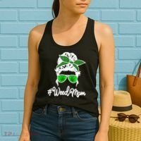 Weed Mom Medical Marijuana Funny Women's Tank Top thumb 2