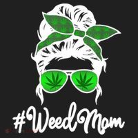 Weed Mom Medical Marijuana Funny Golf Towel thumb 3