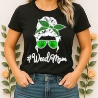Weed Mom Medical Marijuana Funny Women's T-Shirt thumb 2