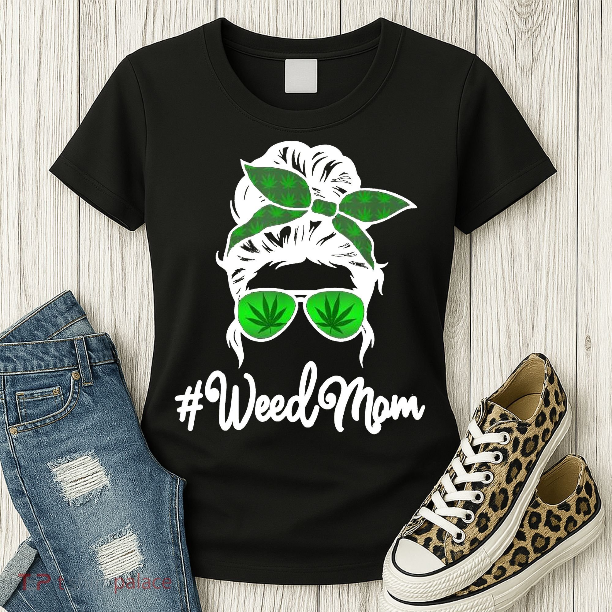 Weed Mom Medical Marijuana Funny Women's T-Shirt