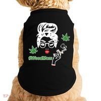 Weed Mom Mother Smoking Pot Doggie Tank thumb 0
