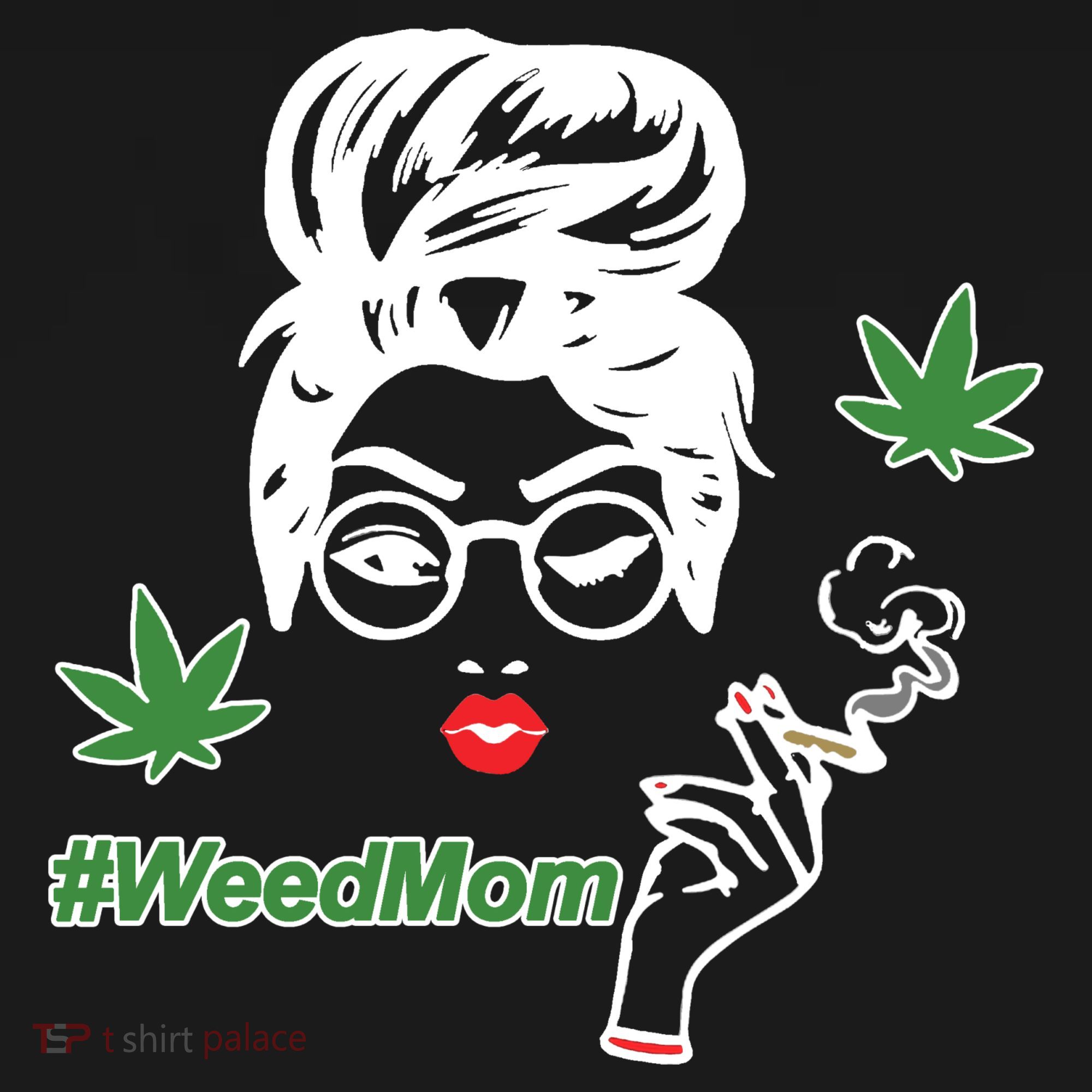 Weed Mom Mother Smoking Pot Hoodie