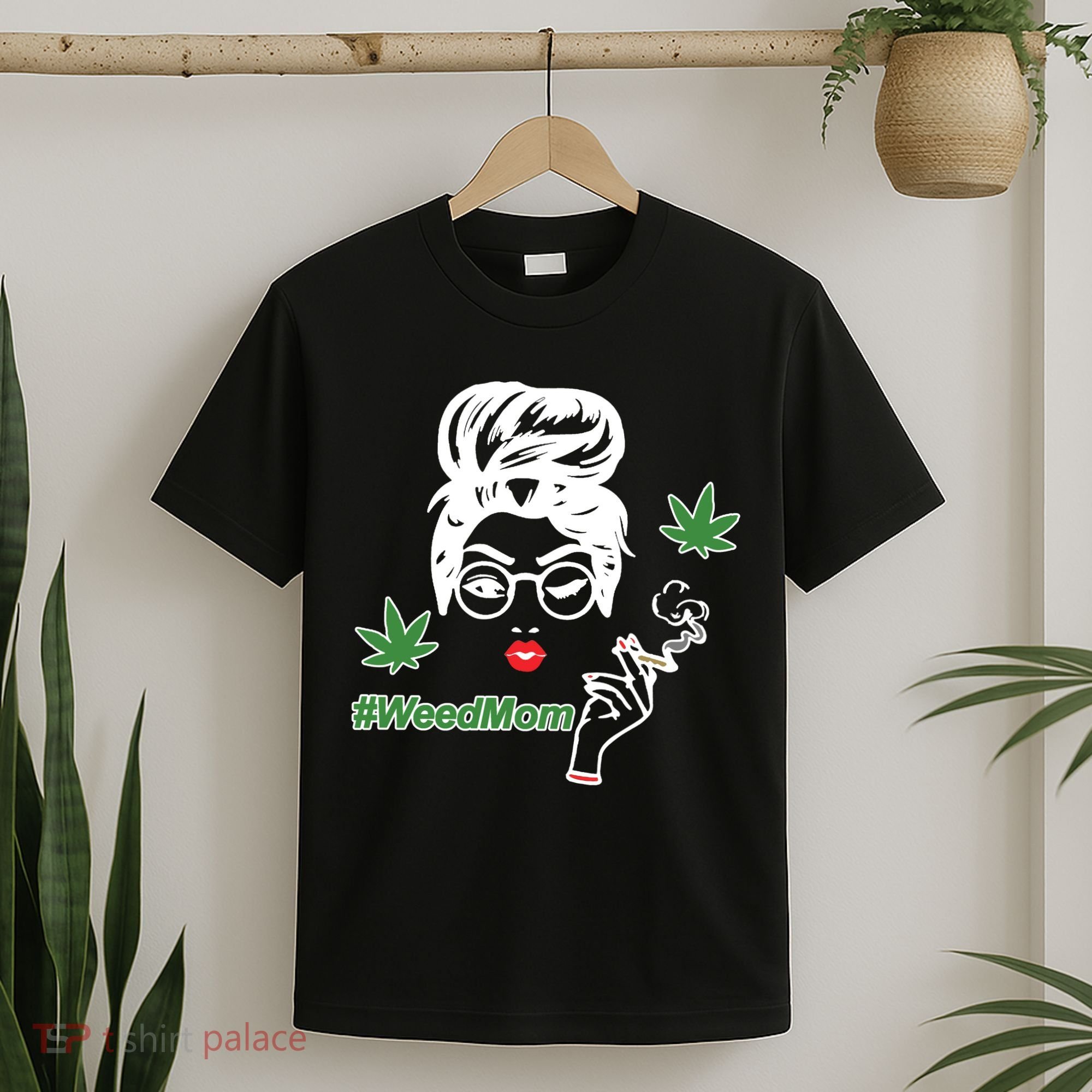 Weed Mom Mother Smoking Pot T-Shirt