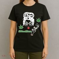 Weed Mom Mother Smoking Pot T-Shirt thumb 4