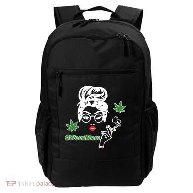 Weed Mom Mother Smoking Pot Backpack