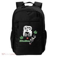 Weed Mom Mother Smoking Pot Backpack thumb 0