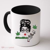 Weed Mom Mother Smoking Pot Coffee Mug thumb 0