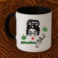 Weed Mom Mother Smoking Pot Coffee Mug thumb 2
