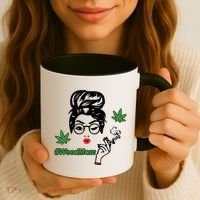 Weed Mom Mother Smoking Pot Coffee Mug thumb 3