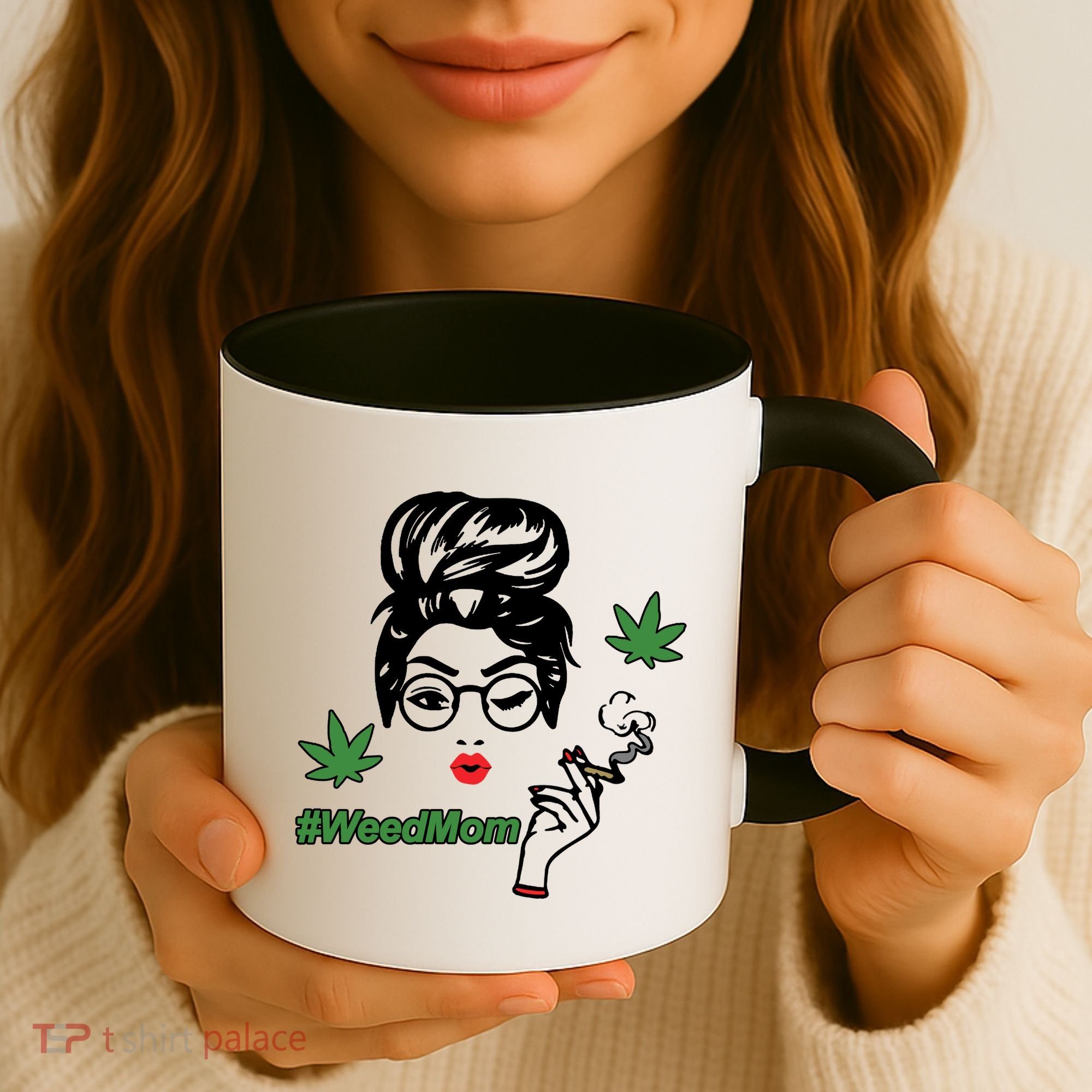 Weed Mom Mother Smoking Pot Coffee Mug