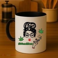Weed Mom Mother Smoking Pot Coffee Mug thumb 4