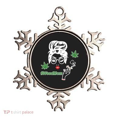 Weed Mom Mother Smoking Pot Ornament
