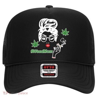 Weed Mom Mother Smoking Pot Hat