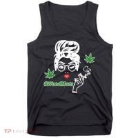 Weed Mom Mother Smoking Pot Tank Top thumb 0