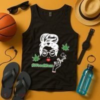 Weed Mom Mother Smoking Pot Tank Top thumb 4