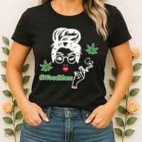 Weed Mom Mother Smoking Pot Women's T-Shirt thumb 2