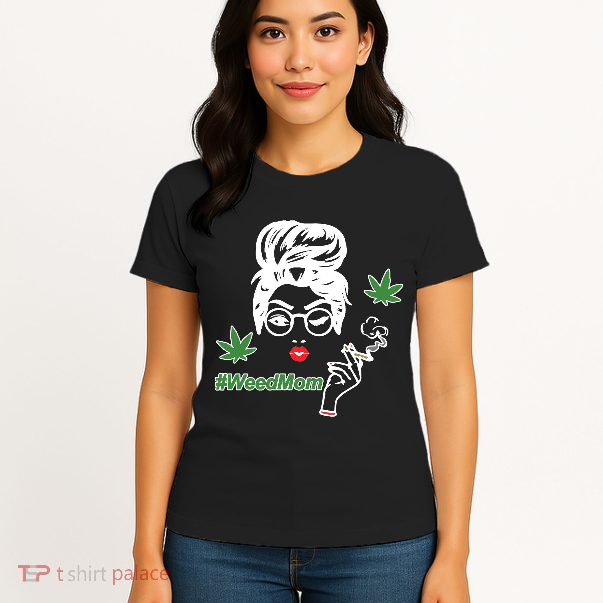 Weed Mom Mother Smoking Pot Women's T-Shirt