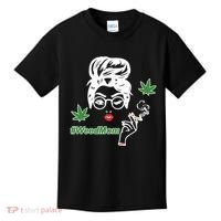 Weed Mom Mother Smoking Pot Kids T-Shirt thumb 0
