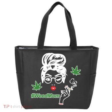 Weed Mom Mother Smoking Pot Tote Bag