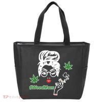 Weed Mom Mother Smoking Pot Tote Bag thumb 0
