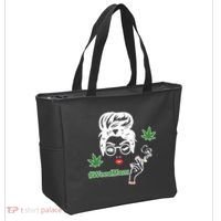 Weed Mom Mother Smoking Pot Tote Bag thumb 2