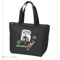 Weed Mom Mother Smoking Pot Tote Bag thumb 3