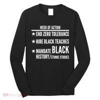 Week Of Action Black Live Matter Long Sleeve Shirt thumb 0