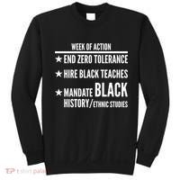 Week Of Action Black Live Matter Sweatshirt thumb 0