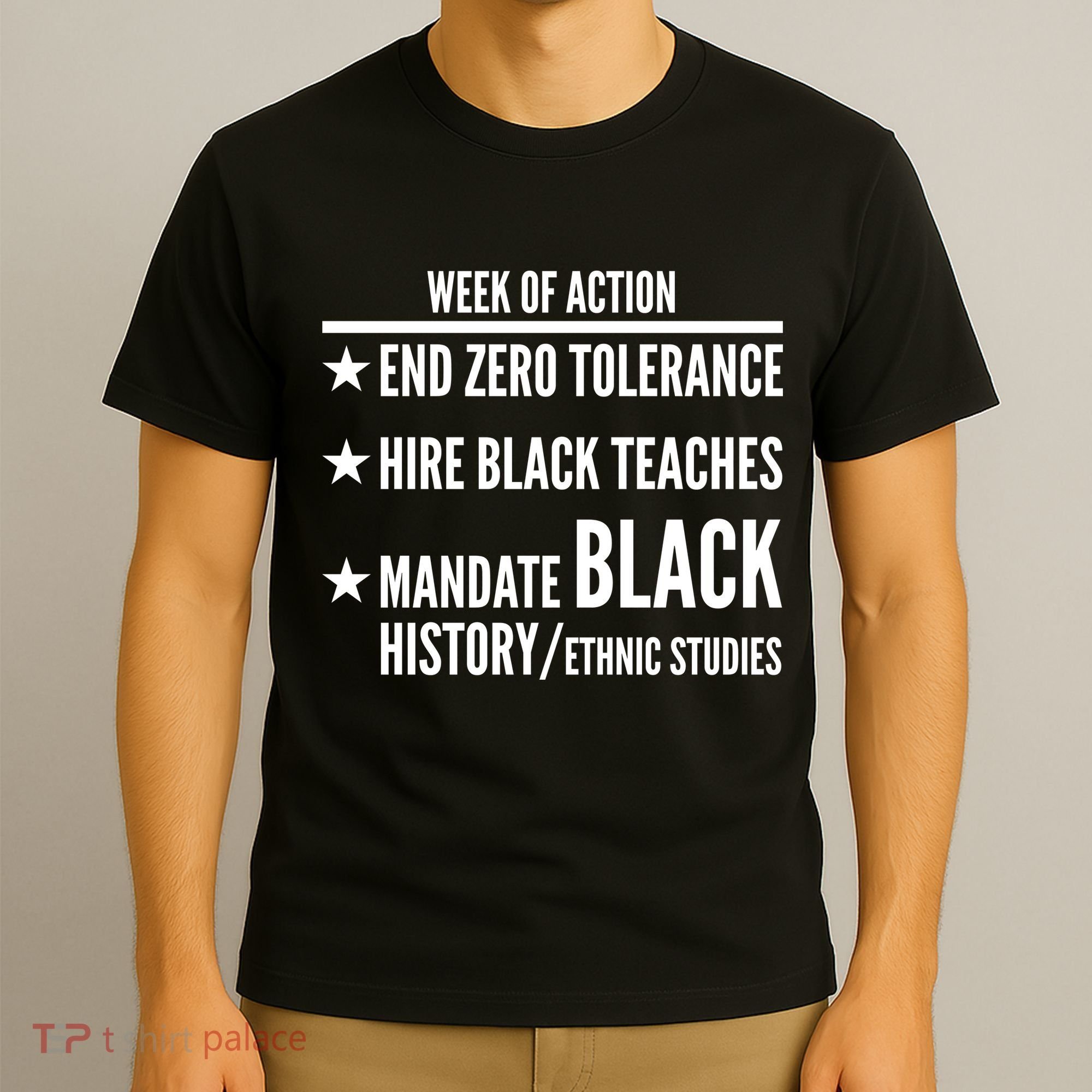 Week Of Action Black Live Matter T-Shirt