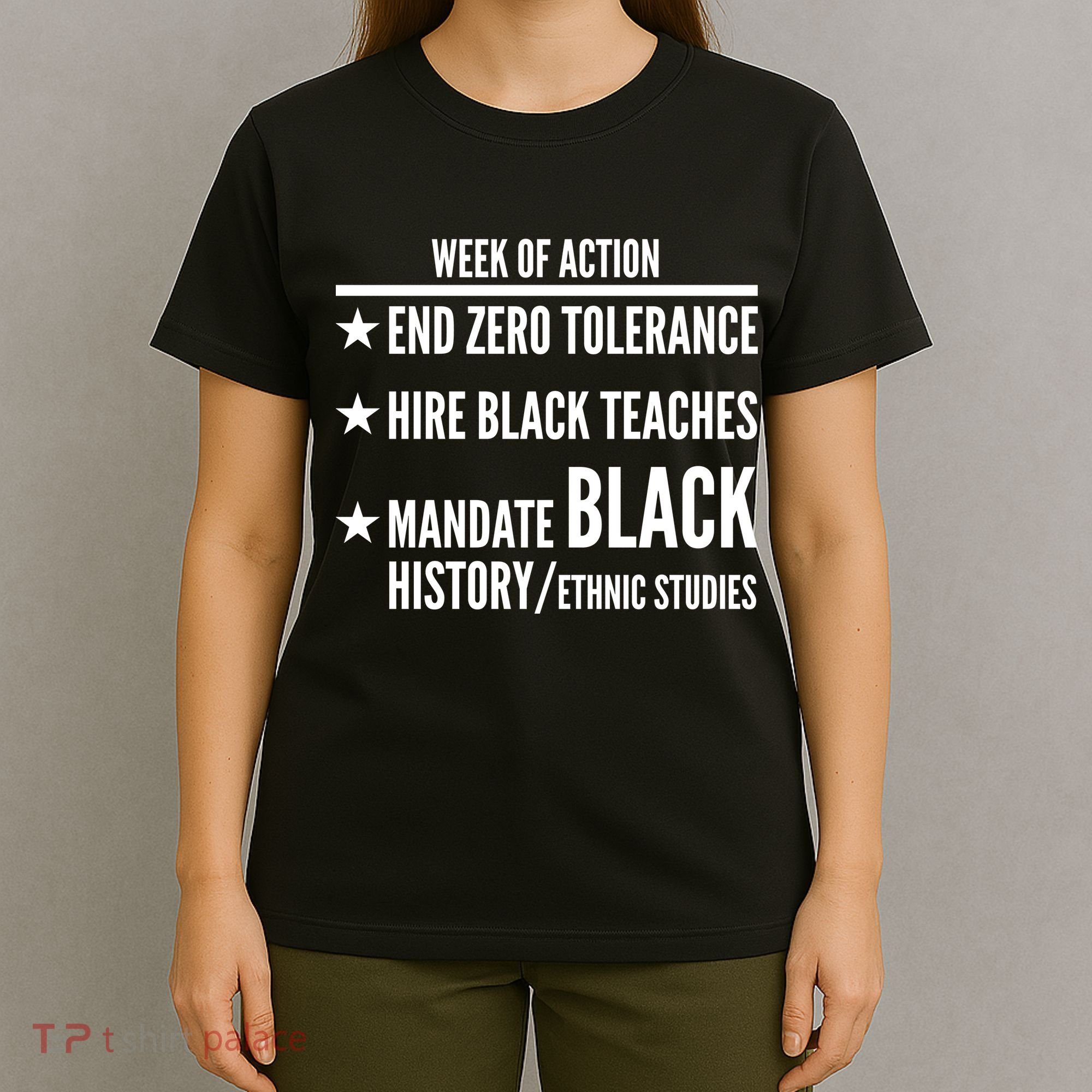 Week Of Action Black Live Matter T-Shirt