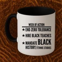Week Of Action Black Live Matter Coffee Mug thumb 2