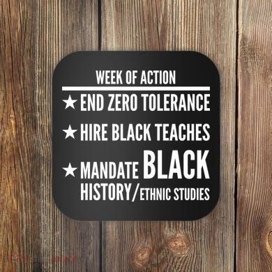 Week Of Action Black Live Matter Coaster