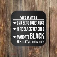 Week Of Action Black Live Matter Coaster thumb 0