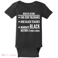 Week Of Action Black Live Matter Baby Bodysuit thumb 0