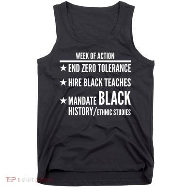 Week Of Action Black Live Matter Tank Top