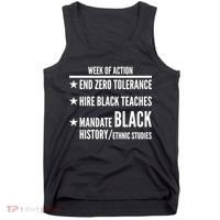 Week Of Action Black Live Matter Tank Top thumb 0