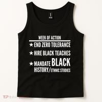 Week Of Action Black Live Matter Tank Top thumb 2