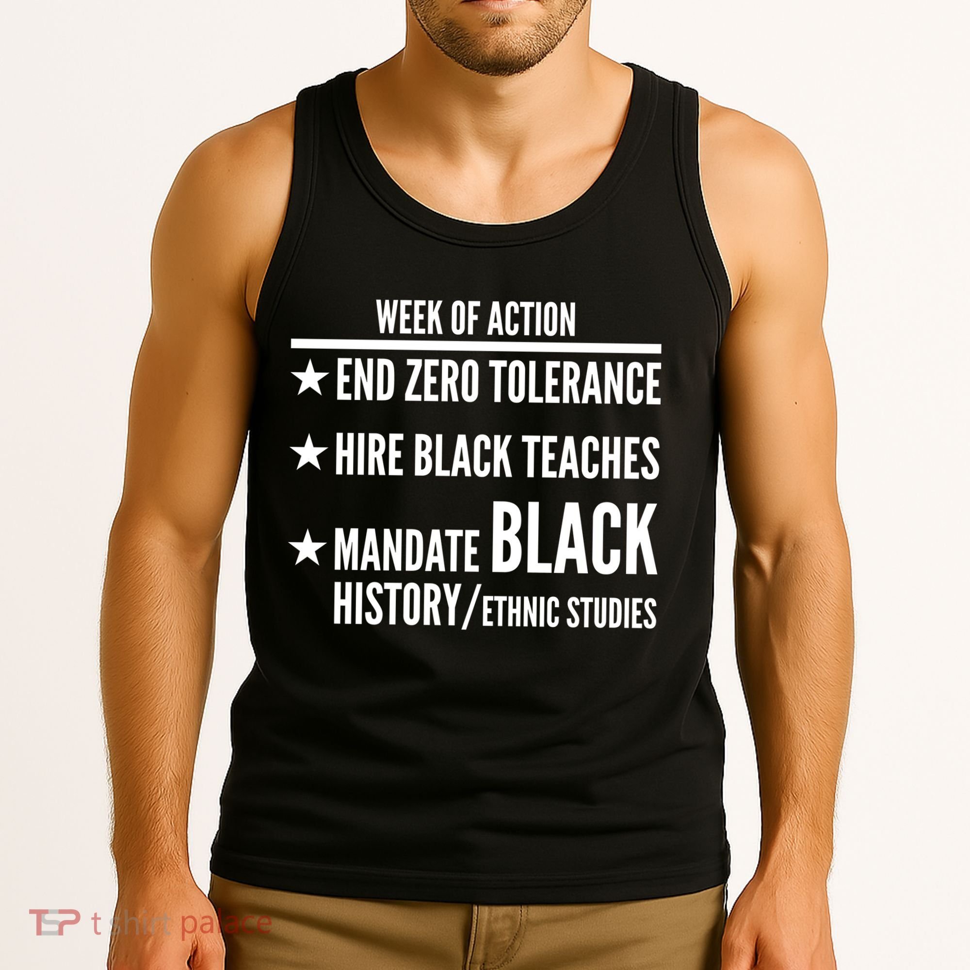 Week Of Action Black Live Matter Tank Top