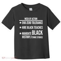 Week Of Action Black Live Matter Toddler T-Shirt thumb 0