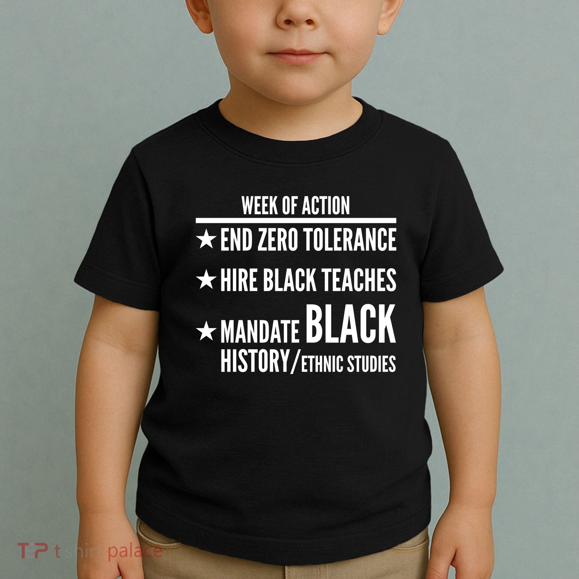 Week Of Action Black Live Matter Toddler T-Shirt