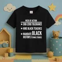 Week Of Action Black Live Matter Toddler T-Shirt thumb 3