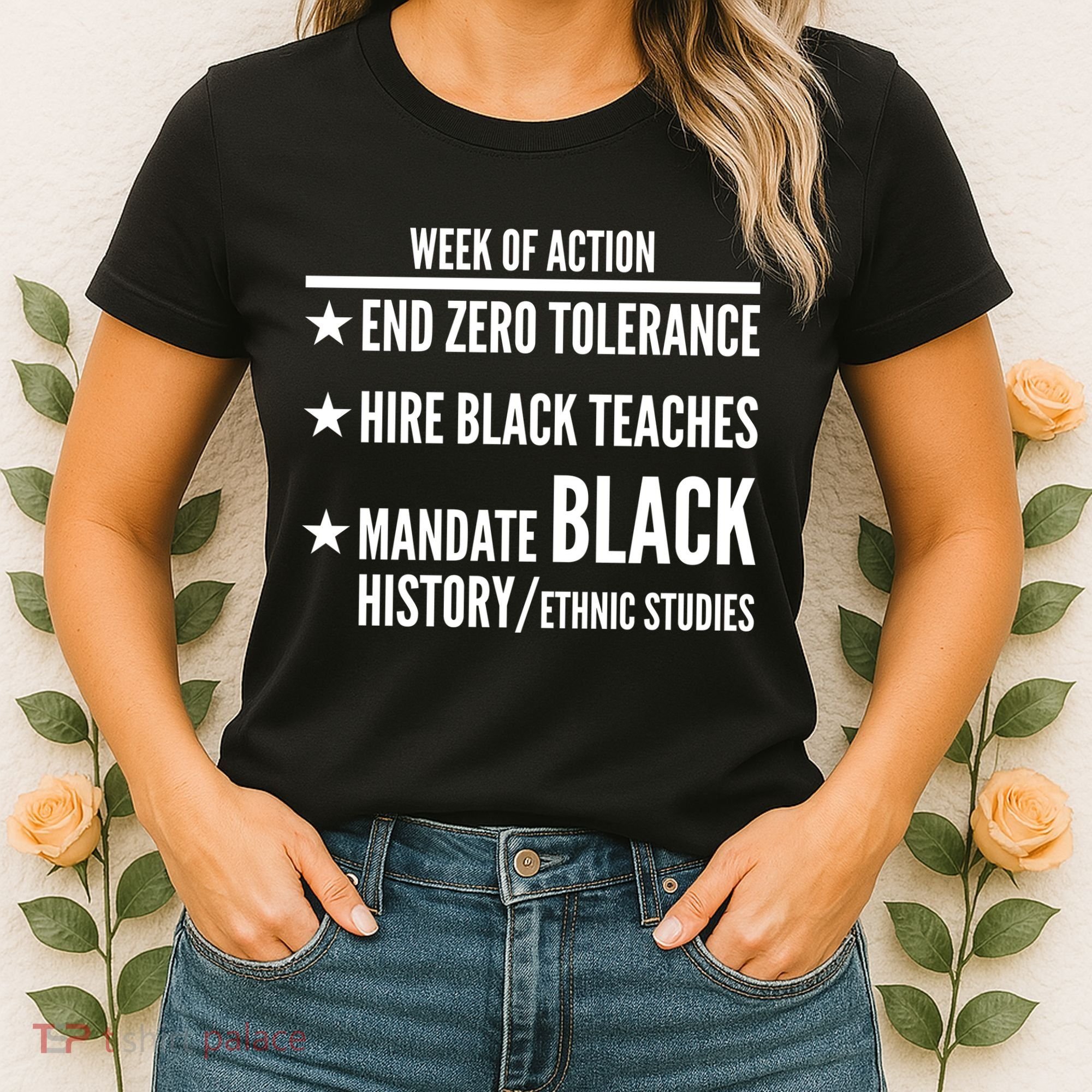 Week Of Action Black Live Matter Women's T-Shirt