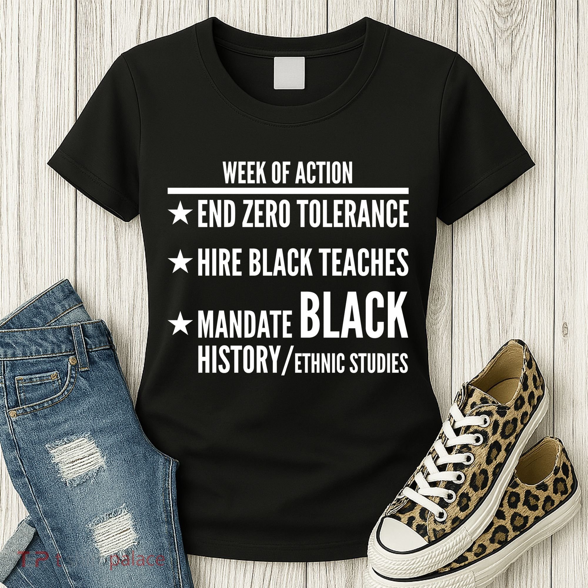 Week Of Action Black Live Matter Women's T-Shirt
