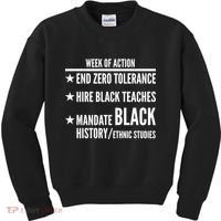 Week Of Action Black Live Matter Kids Sweatshirt thumb 0