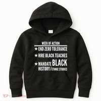 Week Of Action Black Live Matter Kids Hoodie thumb 0