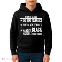 Week Of Action Black Live Matter Kids Hoodie thumb 4