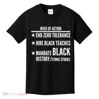Week Of Action Black Live Matter Kids T-Shirt thumb 0