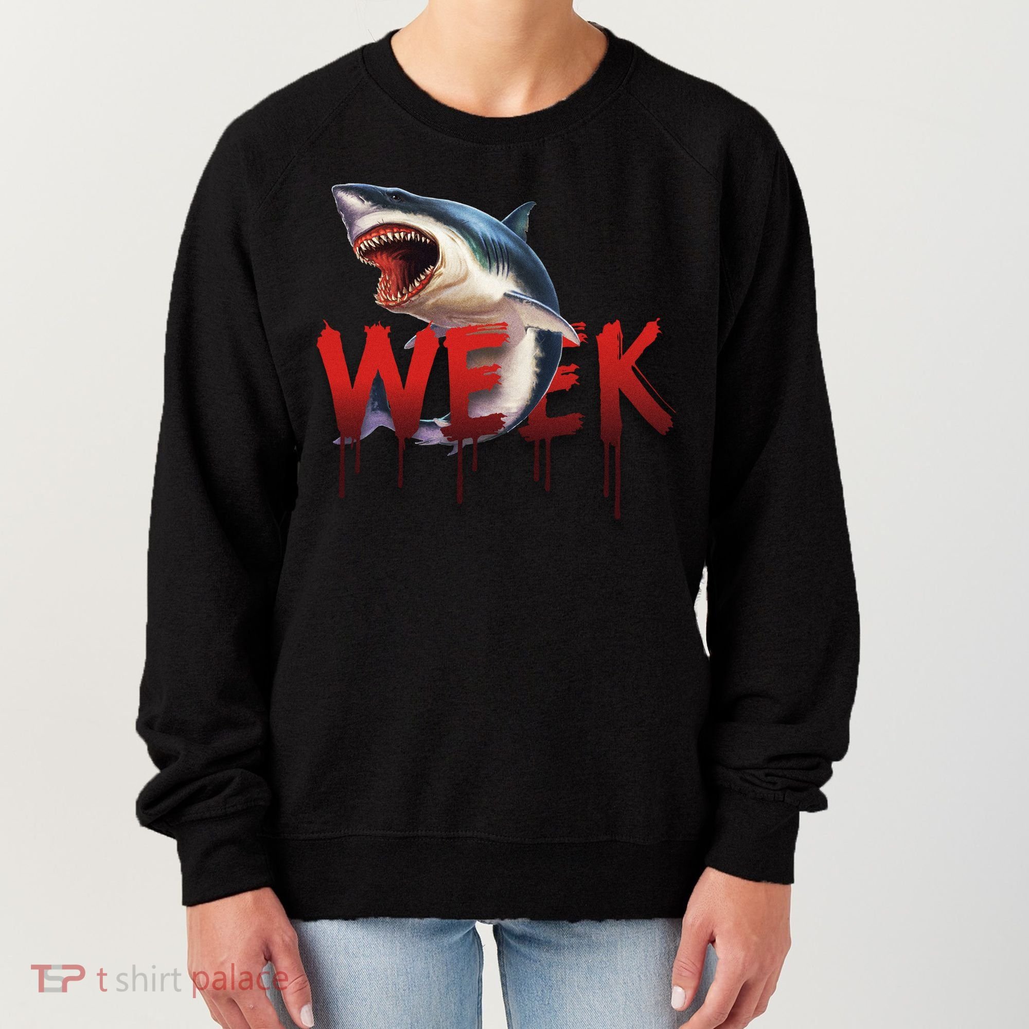 Week Of The Shark Logo Women's Sweatshirt