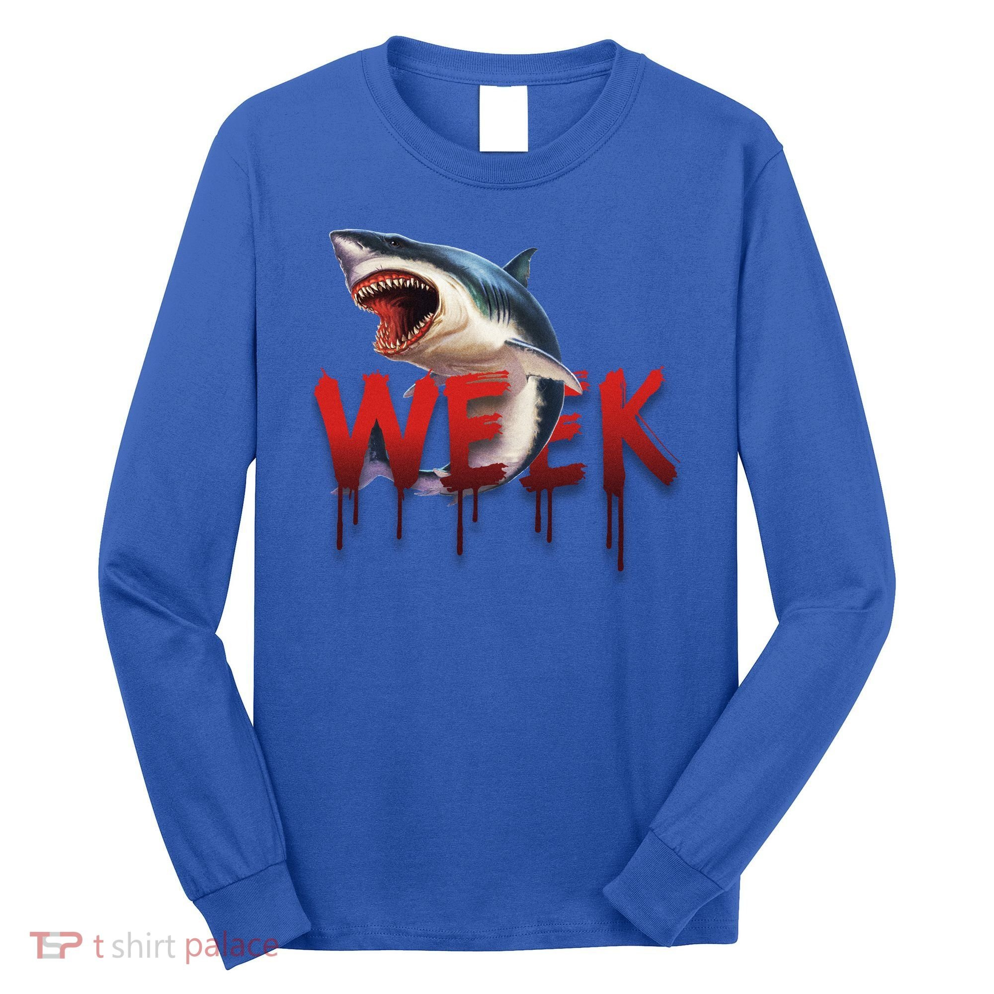 Week Of The Shark Logo Long Sleeve Shirt